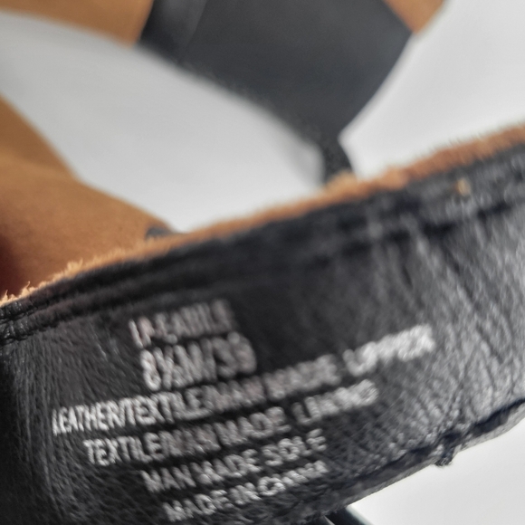 Lucky Brand Eabile Suede Lug Sole Boots (Cognac) Size 8.5 - Picture 6 of 6